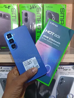 New Infinix Hot 60i 128 GB Blue