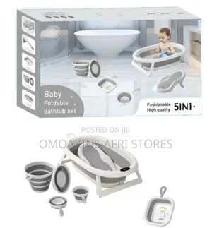 5in1 Baby Folding Bathtub Set Newborn Baby