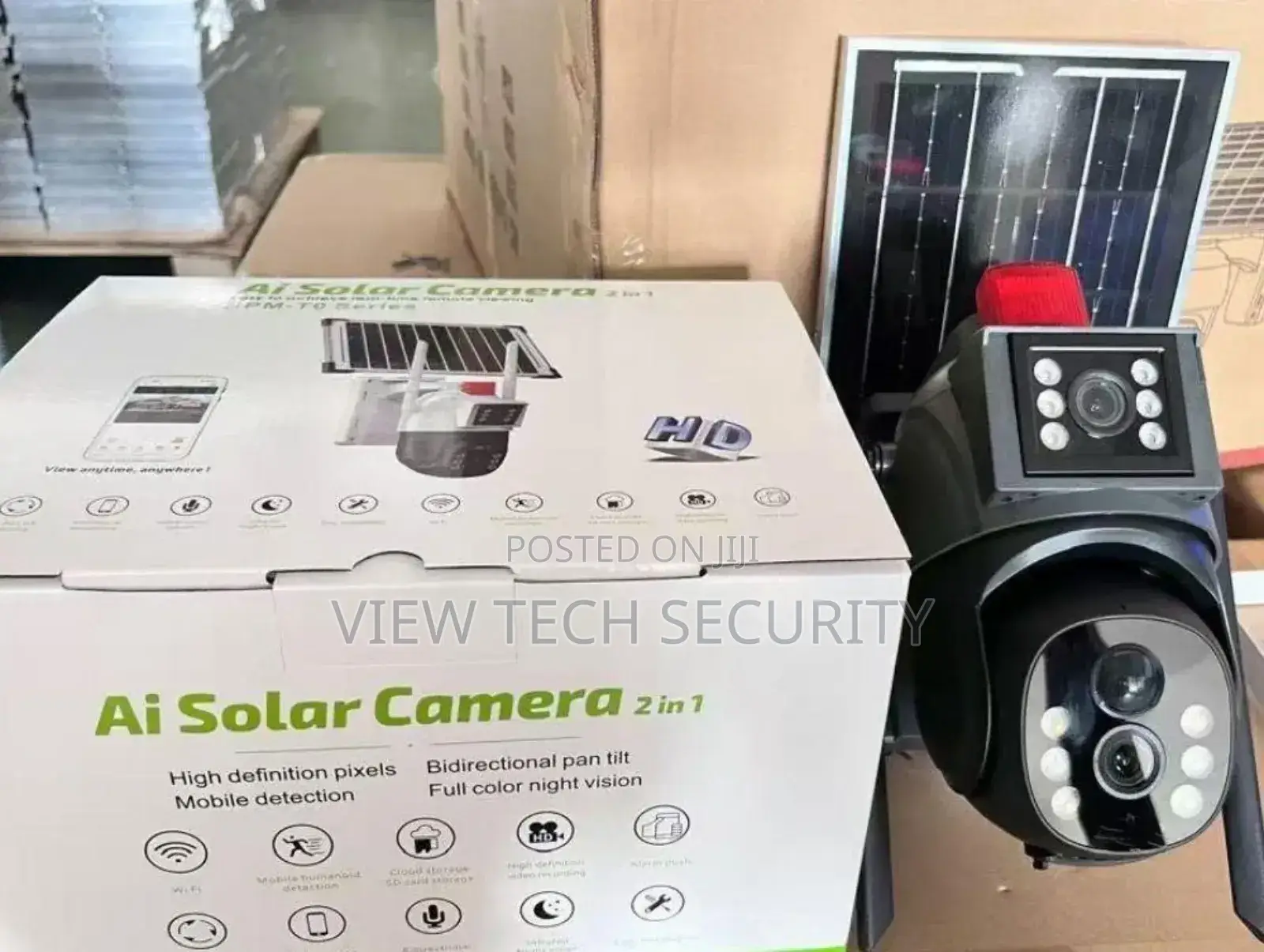 Smart PTZ Solar Camera Sim Enabled