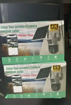V380pro Solar CCTV Camera Dual View