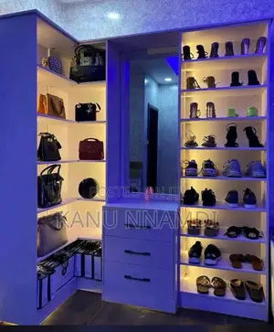 Shoes Racks With Mirror Stand