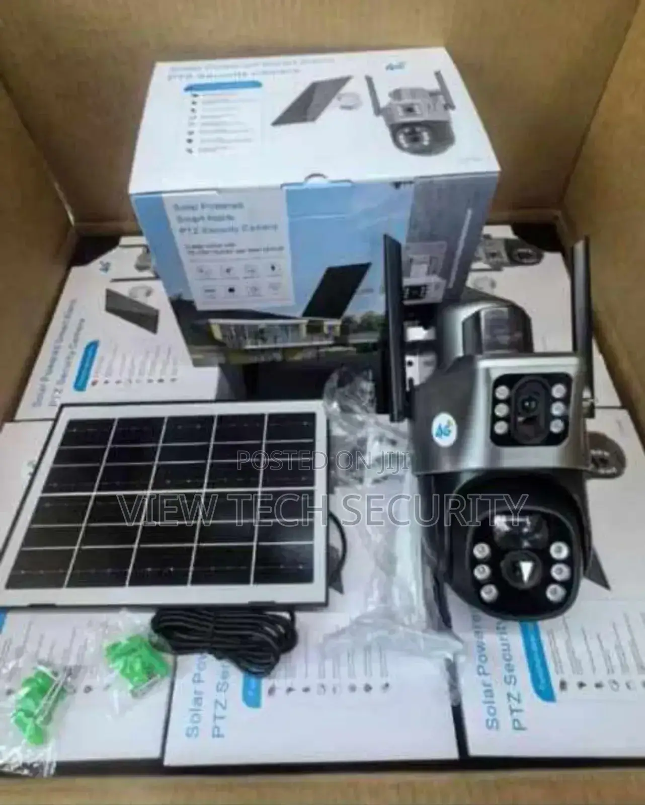 Dual View CCTV Solar Powered Camera Sim Enabled