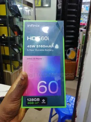 New Infinix Hot 60i 128 GB Black