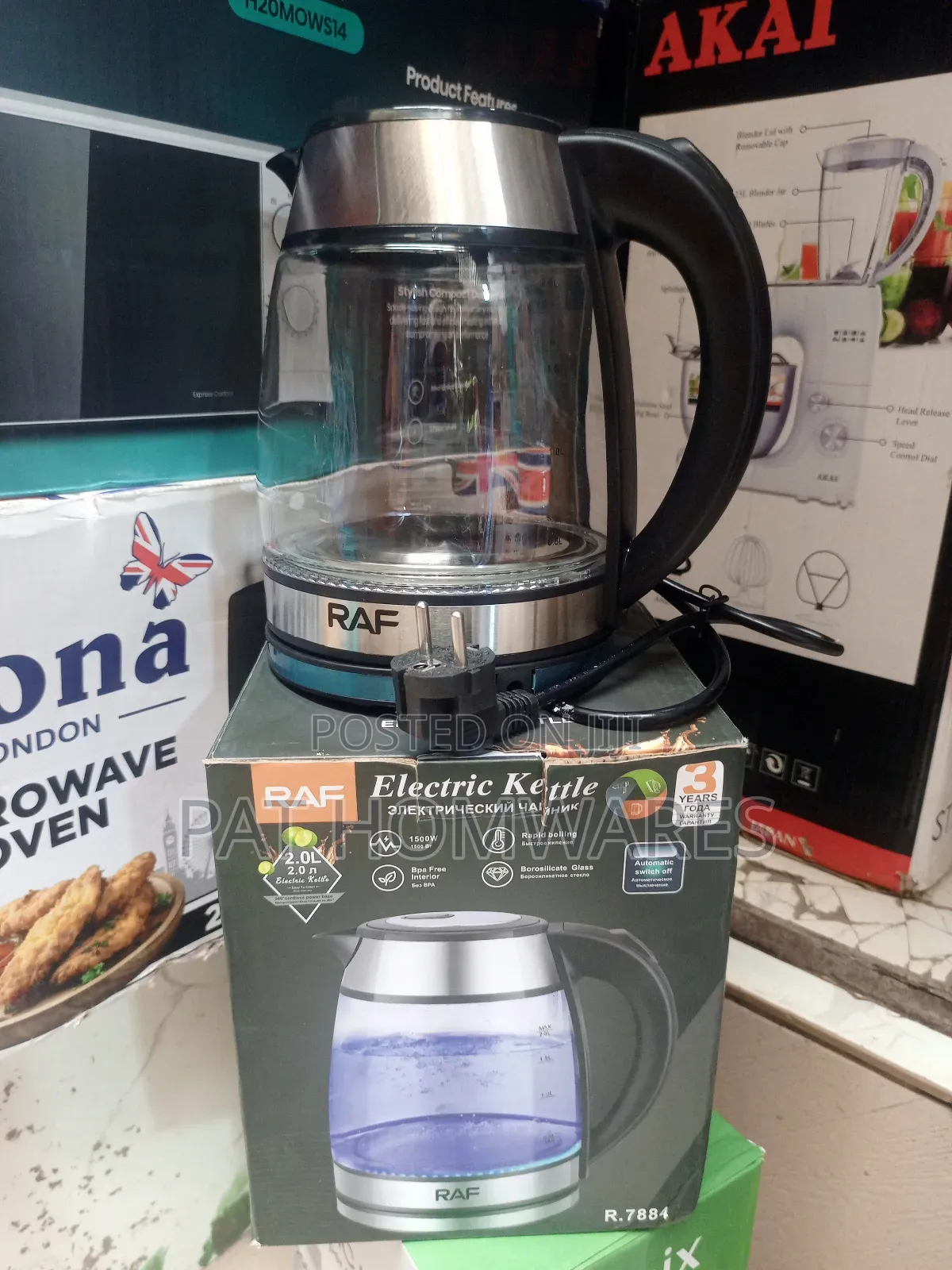 Electric Kettle 2l Glass