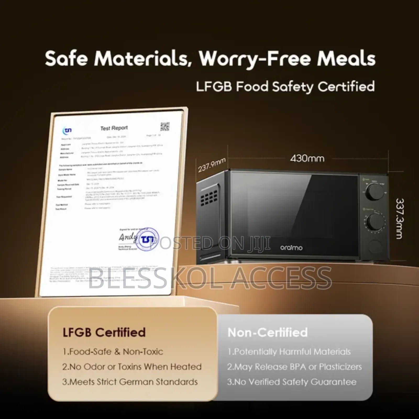 Oraimo Infiwave Lite 20l Low Noise Microwave Oven