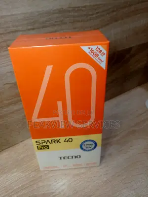 New Tecno Spark 40 Pro 128 GB Black