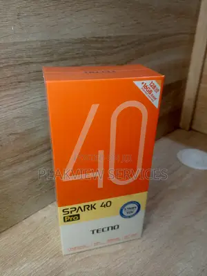 New Tecno Spark 40 Pro 128 GB Black