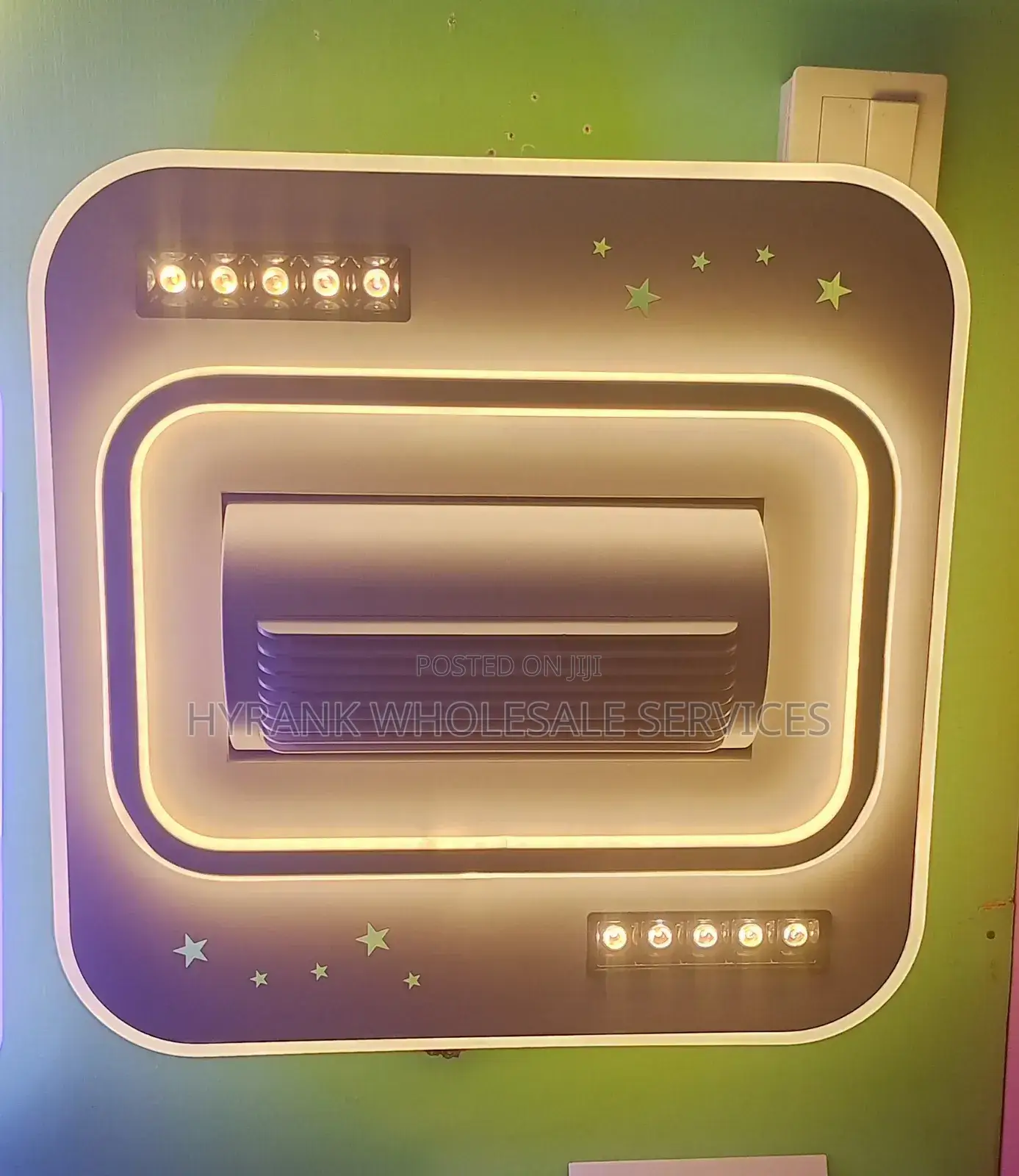 Ceiling Led Light Flush With Fan
