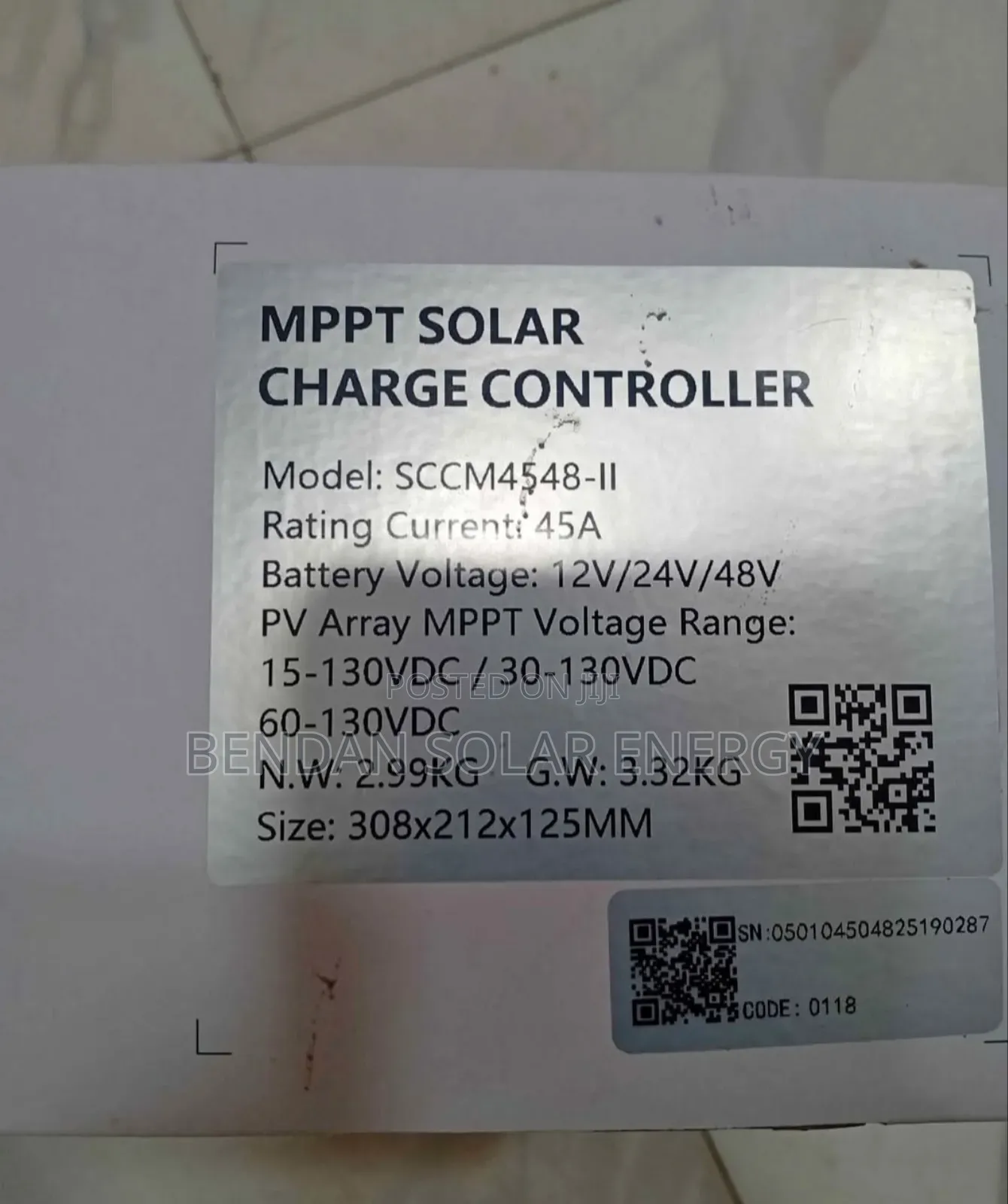 Felicity 45a Solar Charge Controller | Efficient MPPT 48v System