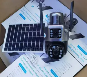 Dual Lenses Solar CCTV Camera 4g