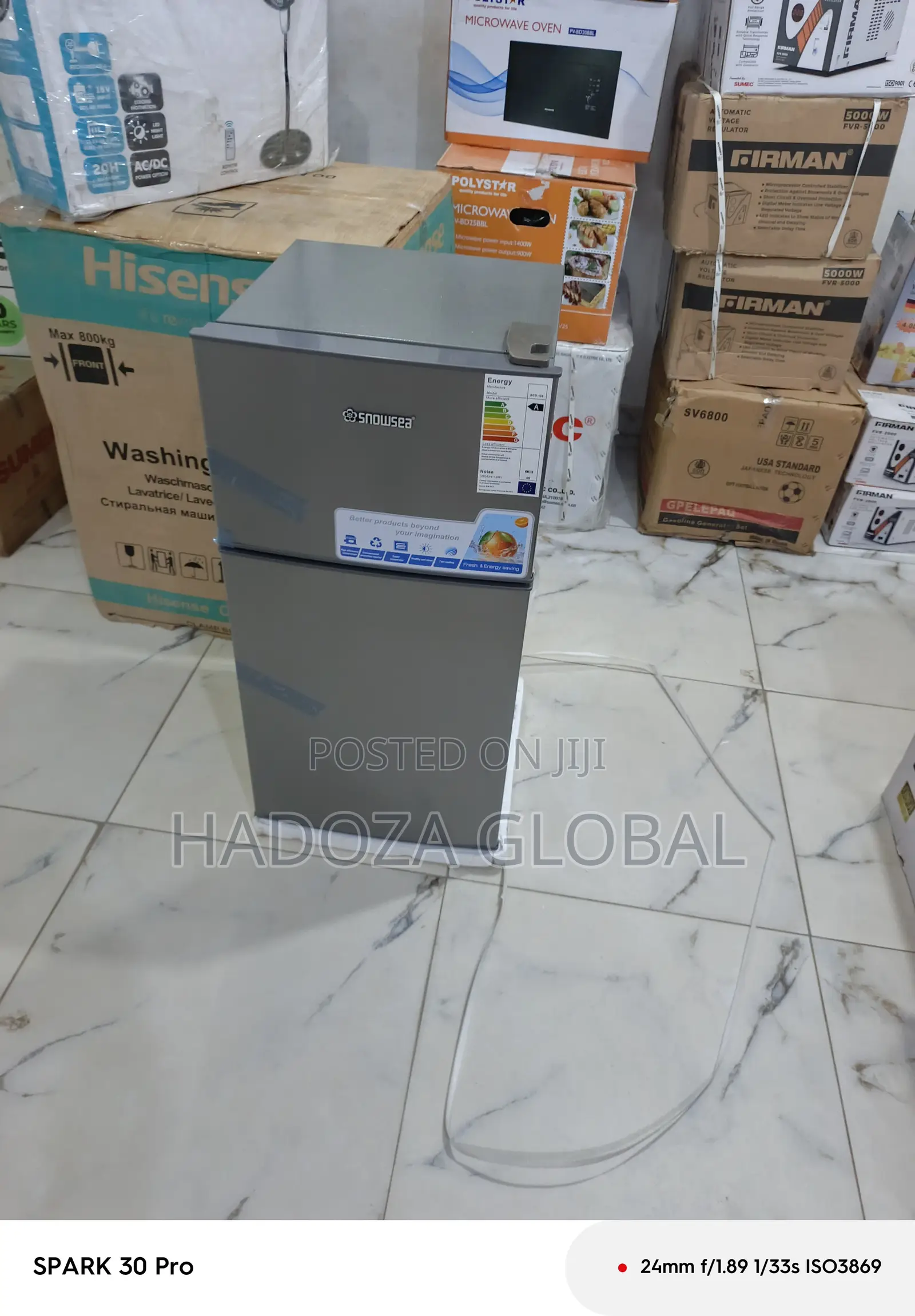 Snowsea 136l Dual Compartment Fridge