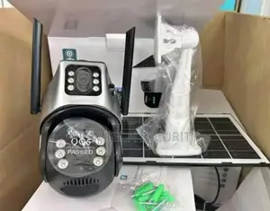 Dual Lenses Solar CCTV Camera With Sim Slot