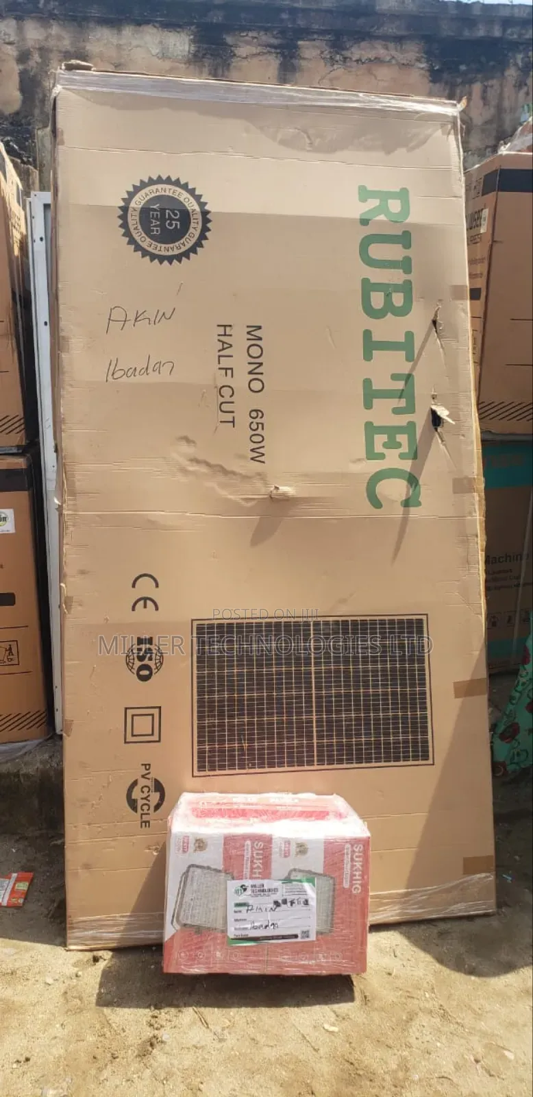 Rubitec Mono 650w Solar Panel