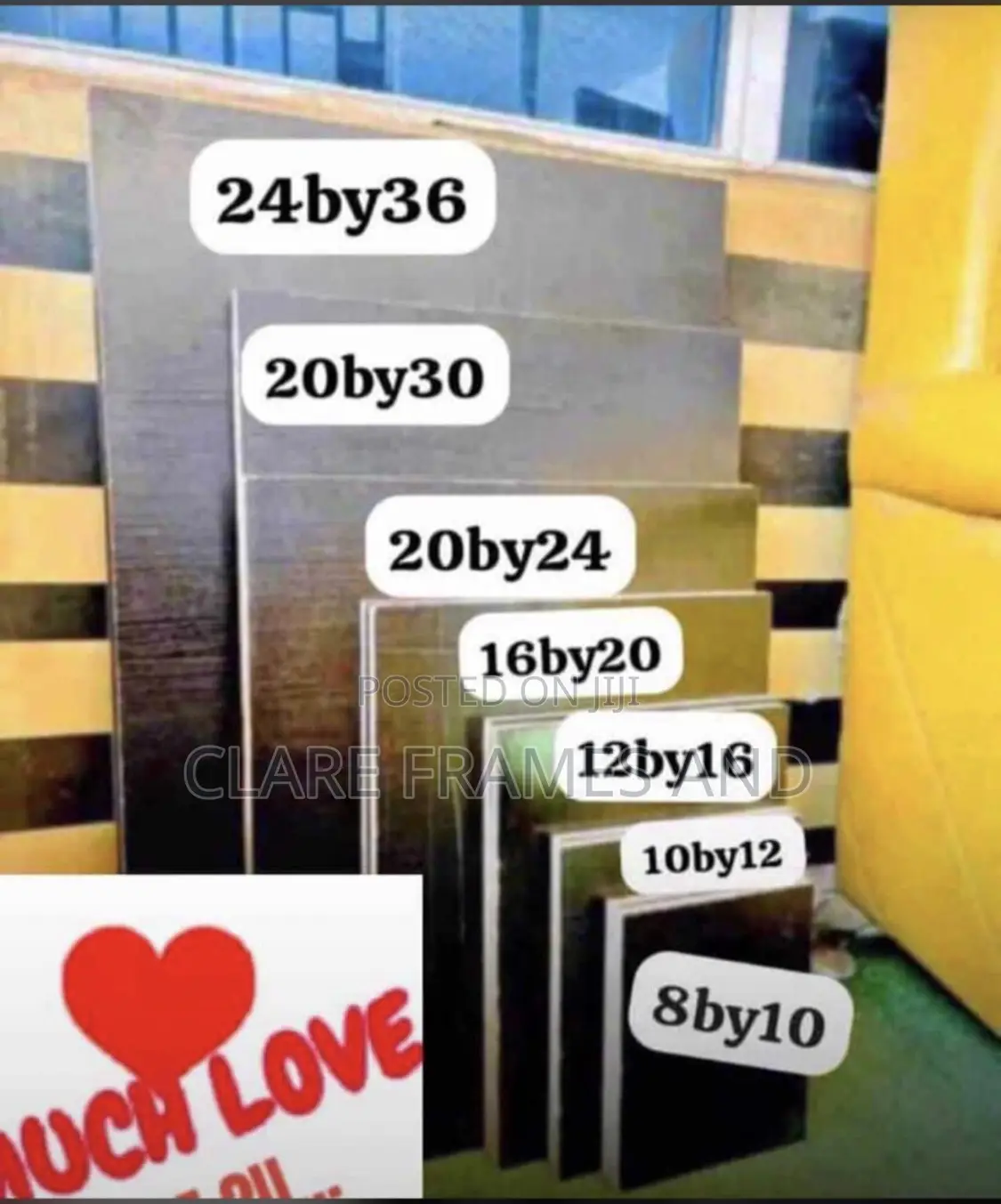 8 by 10 Unique Sizes Frame