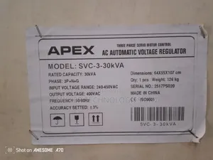 Apex Stabilizer 30kva 3phase
