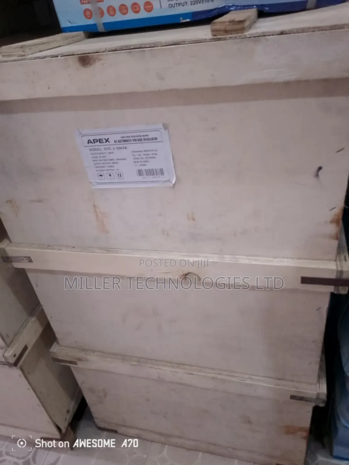 Apex Stabilizer 30kva 3phase