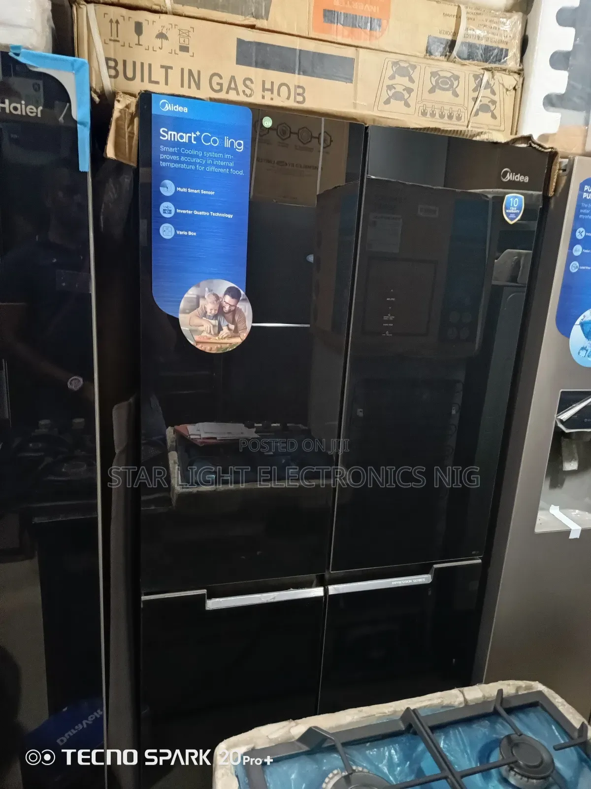 4 Doors Side by Side Fridge