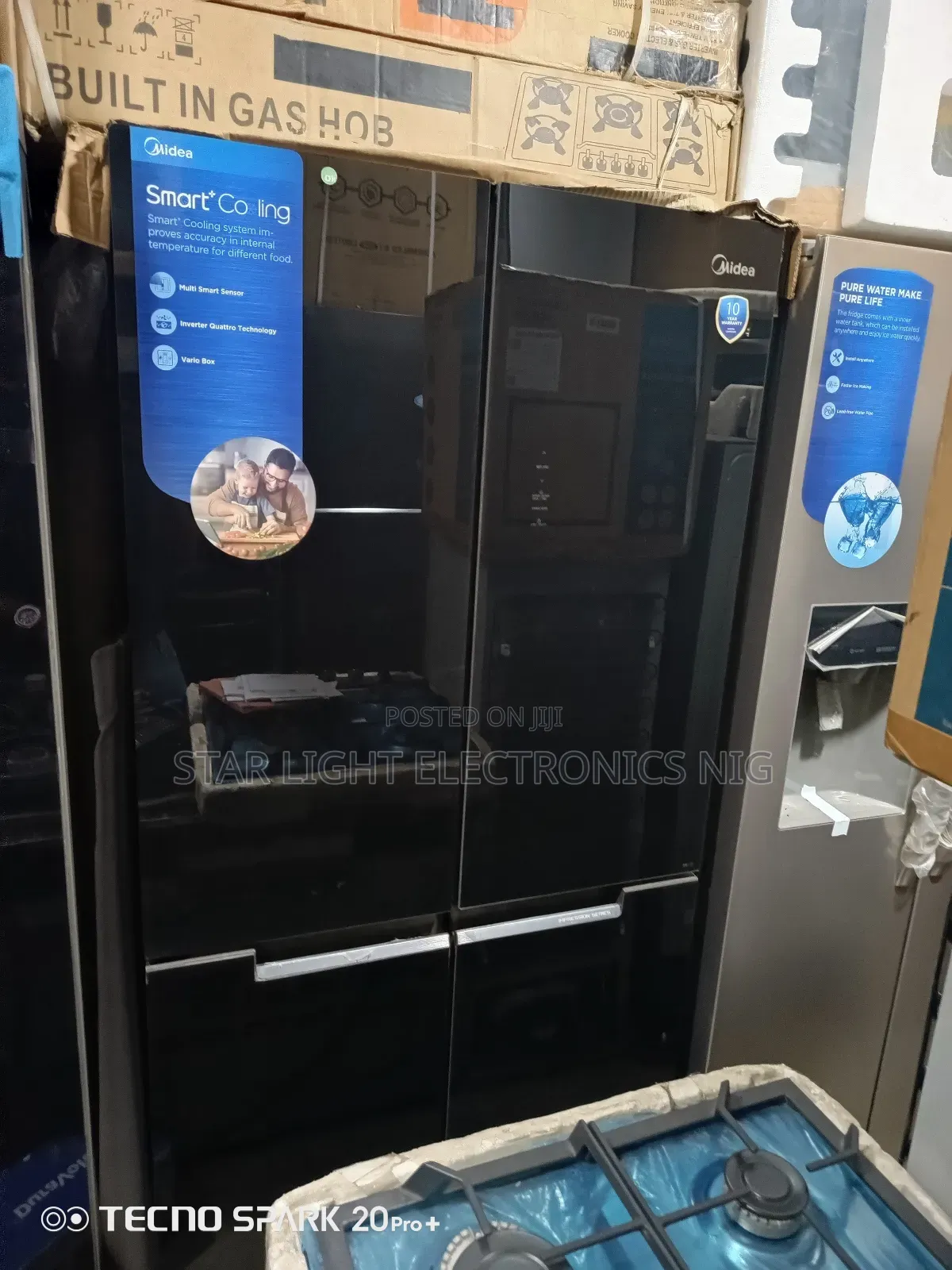 4 Doors Side by Side Fridge