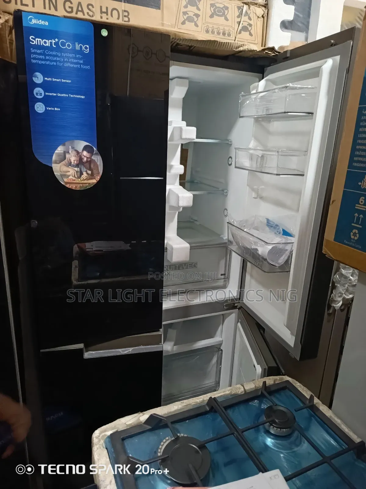 4 Doors Side by Side Fridge