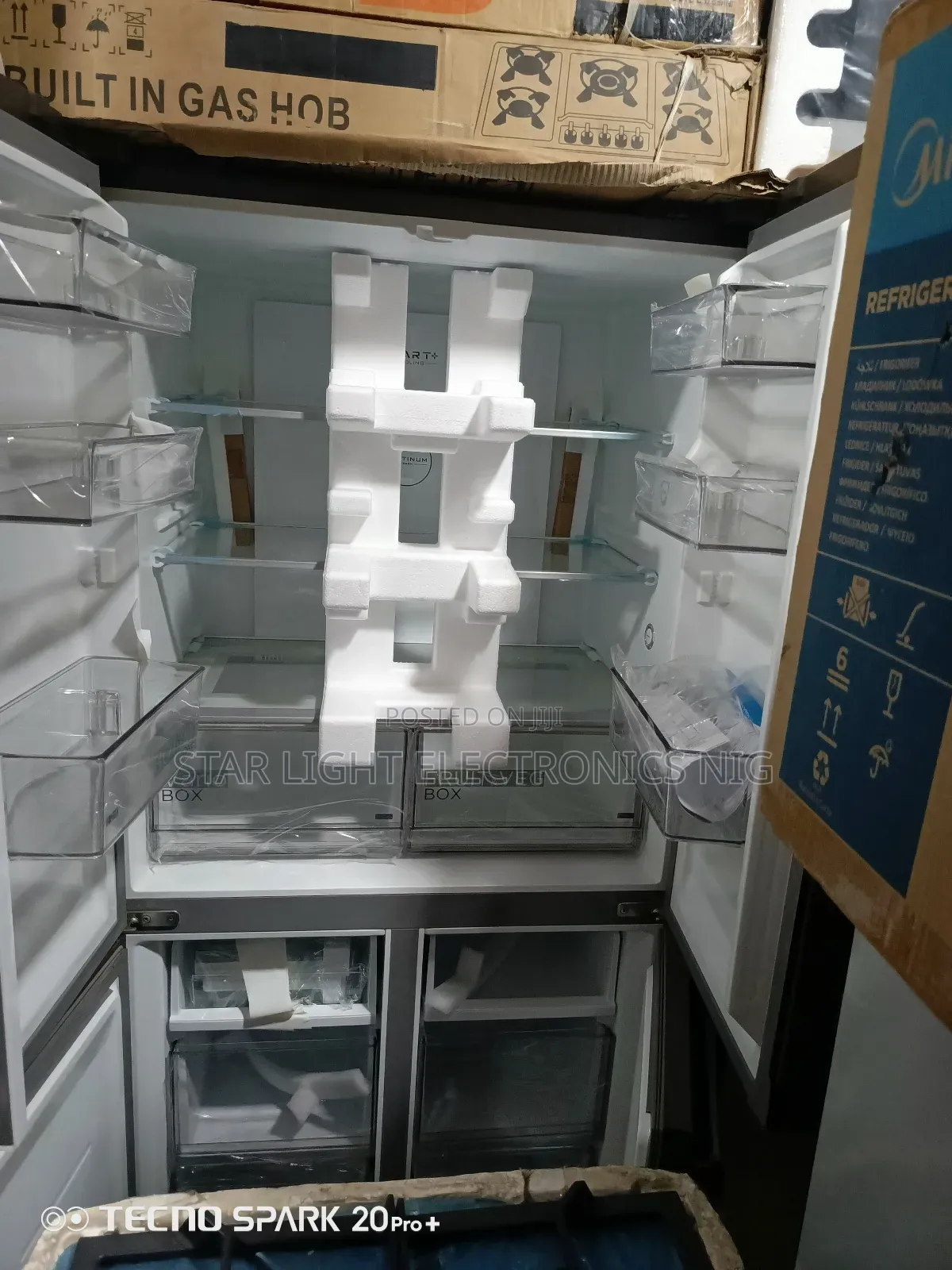 4 Doors Side by Side Fridge