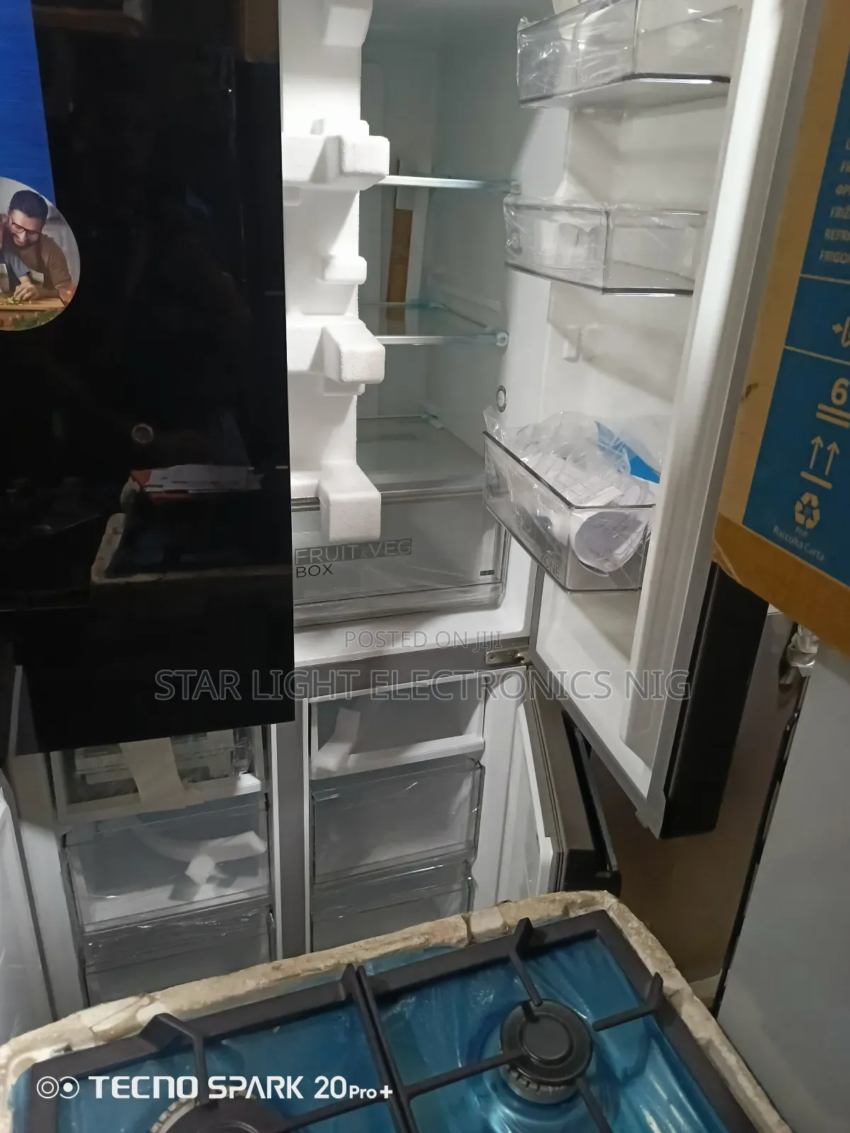 4 Doors Side by Side Fridge