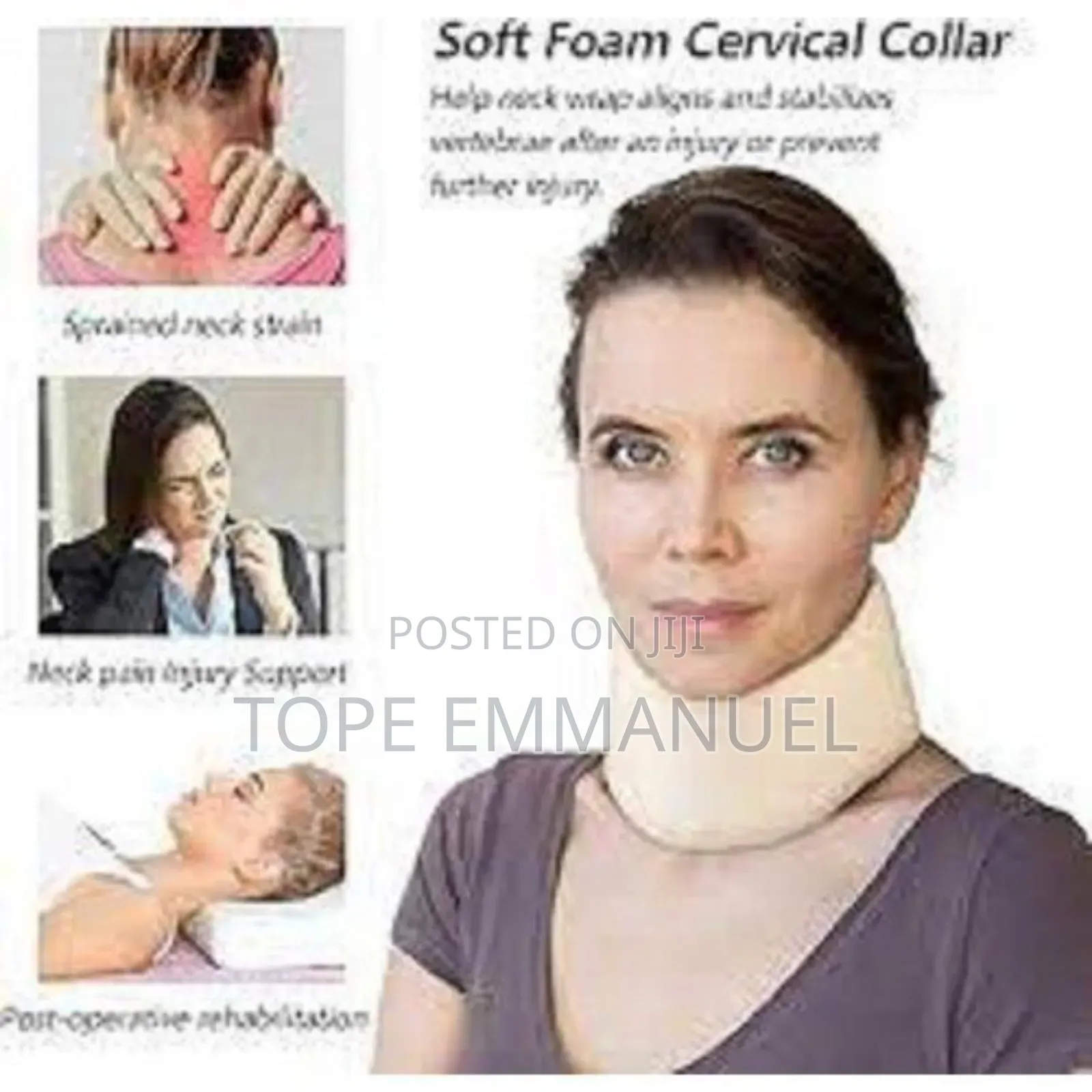 Adjustable Soft Foam Cervical Collar Neck Support
1pcs