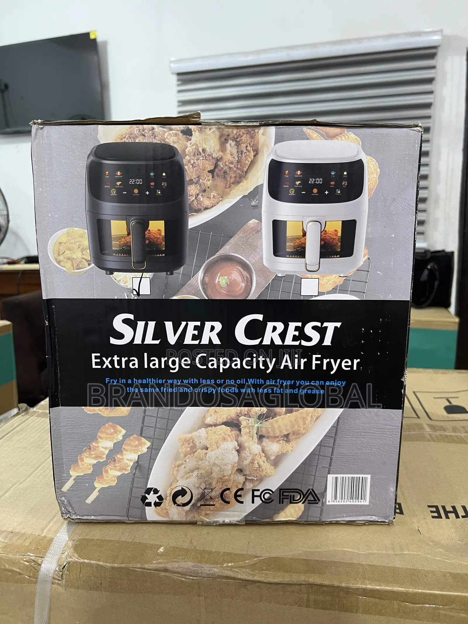 Silvercrest 12l Air Fryer – Digital Display Temperature Control