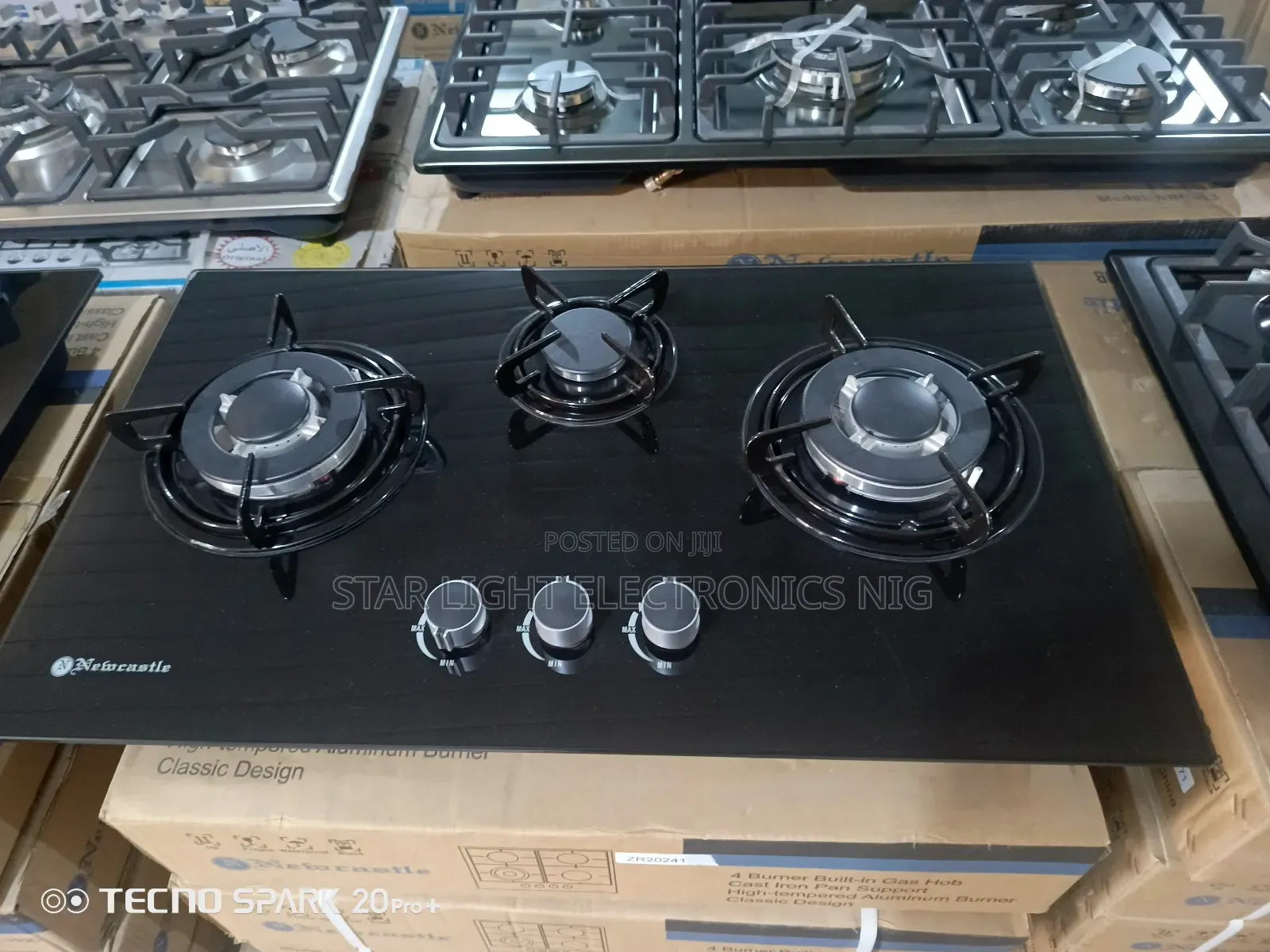 3 Gas Burners Built-in Newcastle