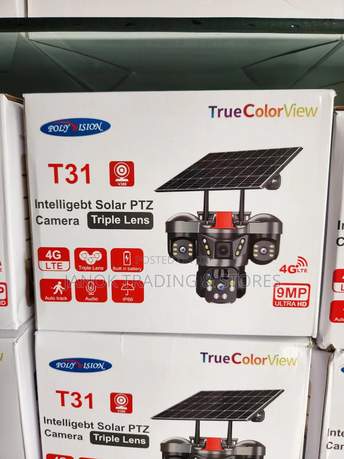 Triple Lens Solar PTZ Camera