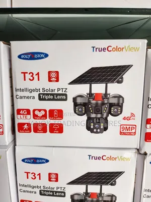 Triple Lens Solar PTZ Camera