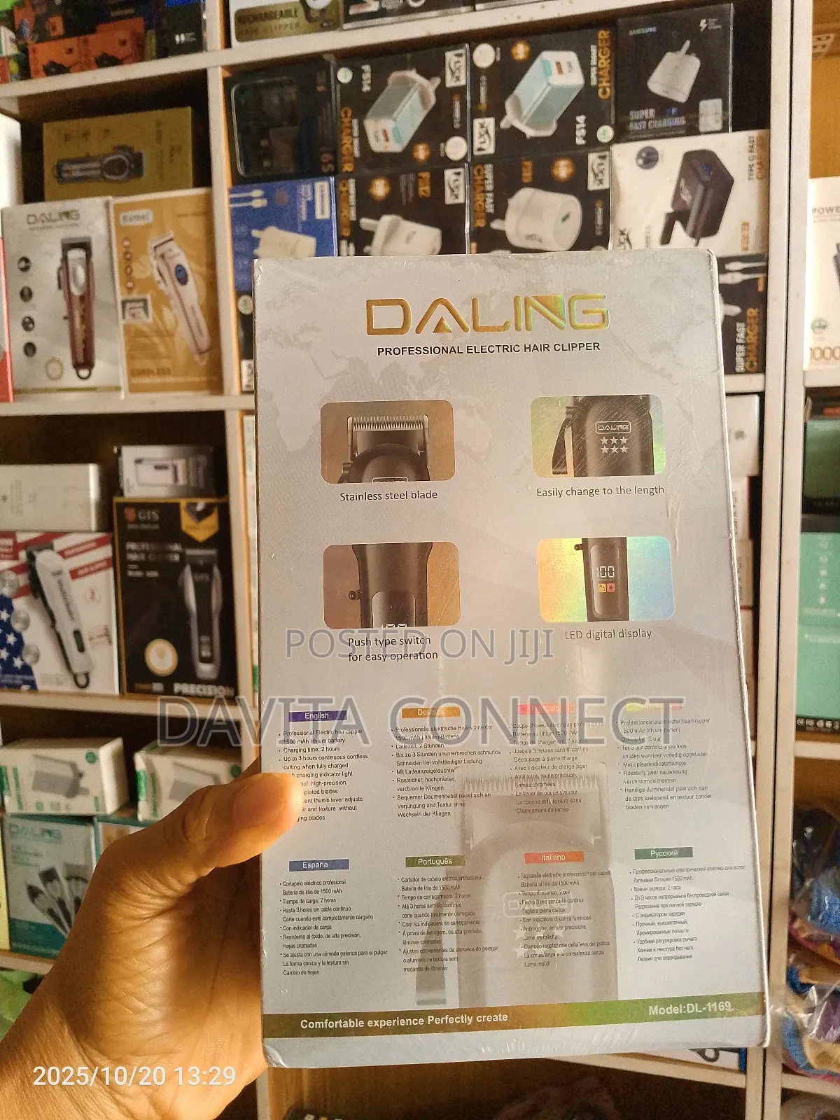 Darling Dl-1169 Professional Clipper – Sharp, Durable Rechargeable