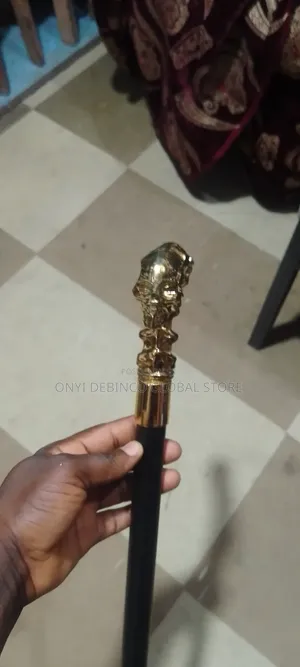 Human Skull Shape Wedding Walking Stick Chieftaincy Walking Stick