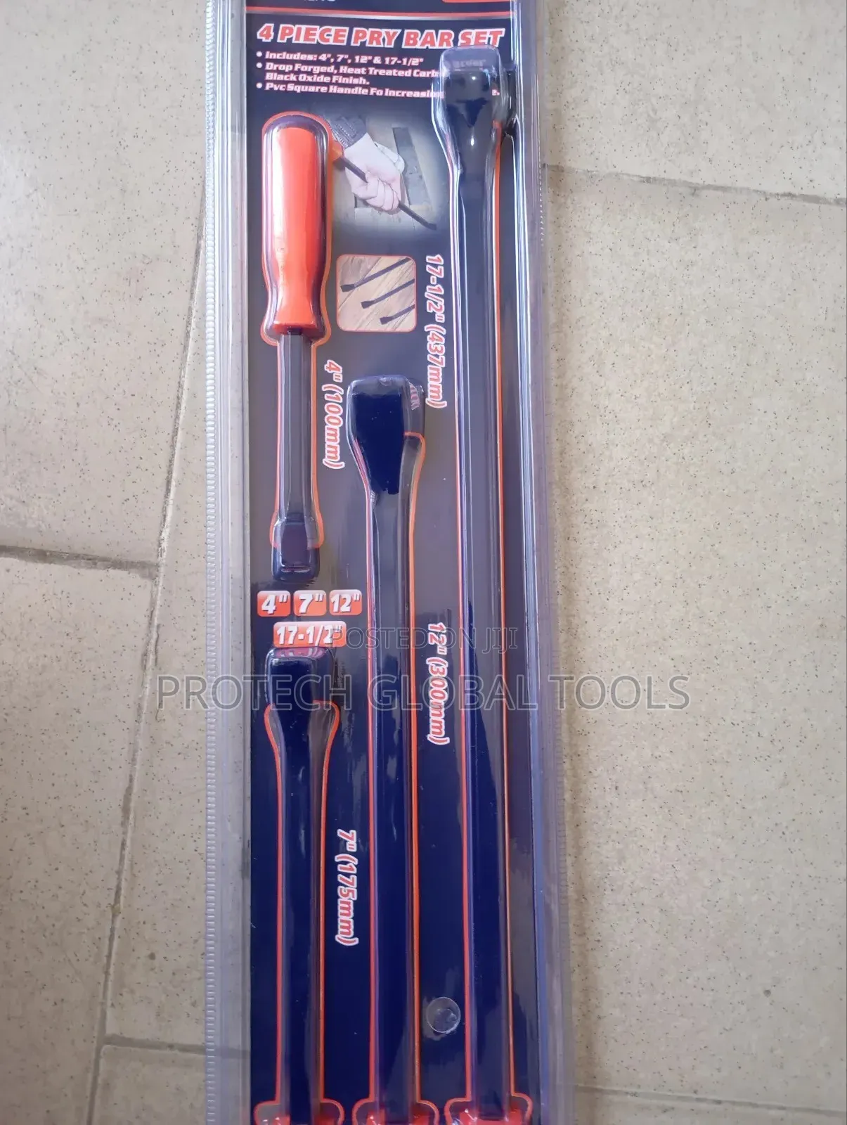 4pcs Pry Bar Set
