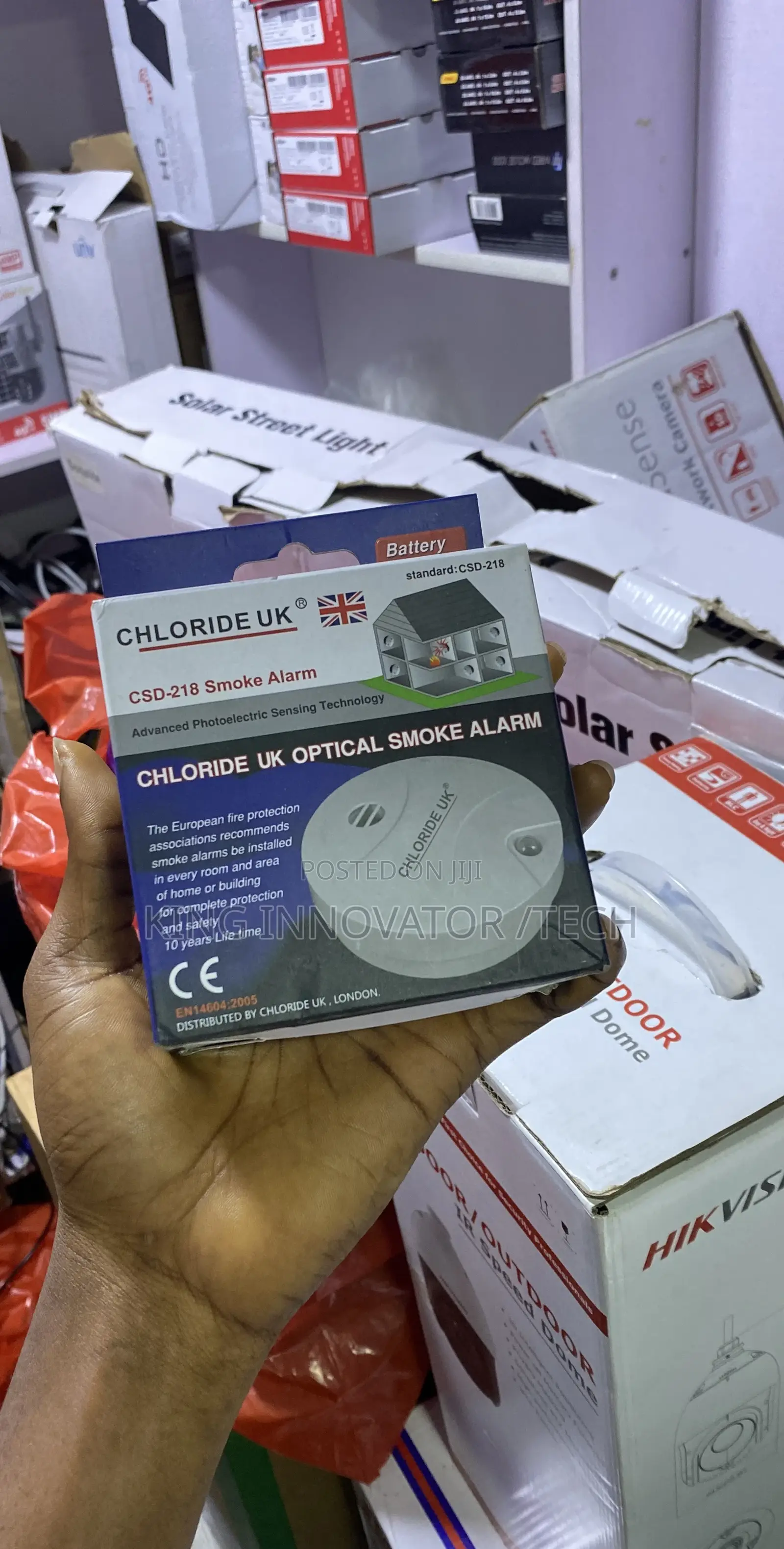 Csd-218 Smoke Alarm Detector Wireless