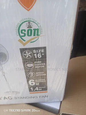 Standing Lontor Fan 16 Inches