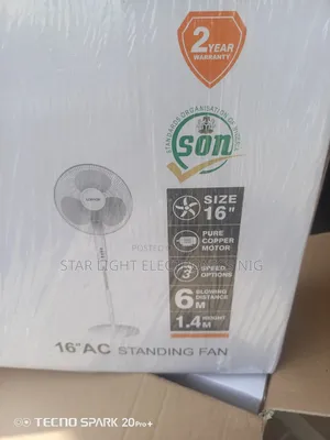 Standing Lontor Fan 16 Inches