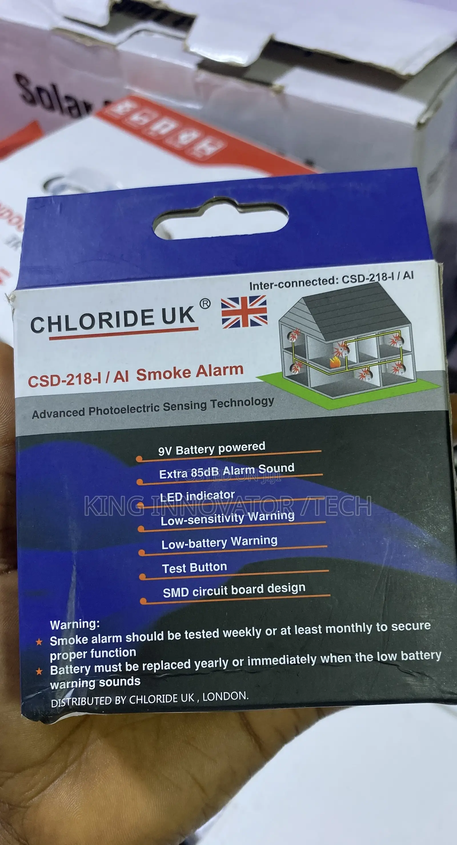 Csd-218 Smoke Alarm Detector Wireless