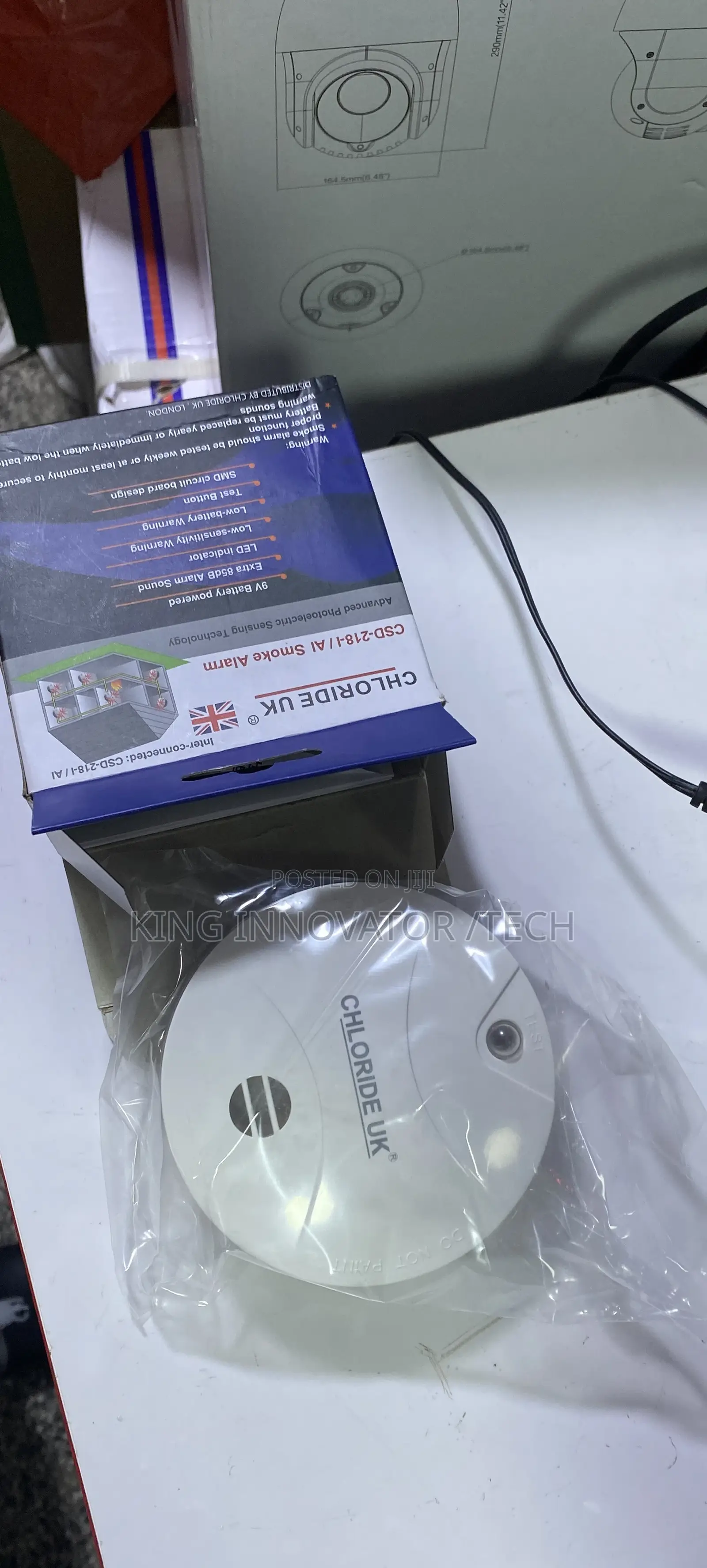 Csd-218 Smoke Alarm Detector Wireless