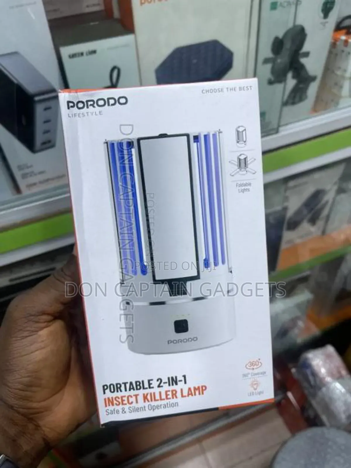 Porodo Portable 2 in 1 Insert Killer Lamp
