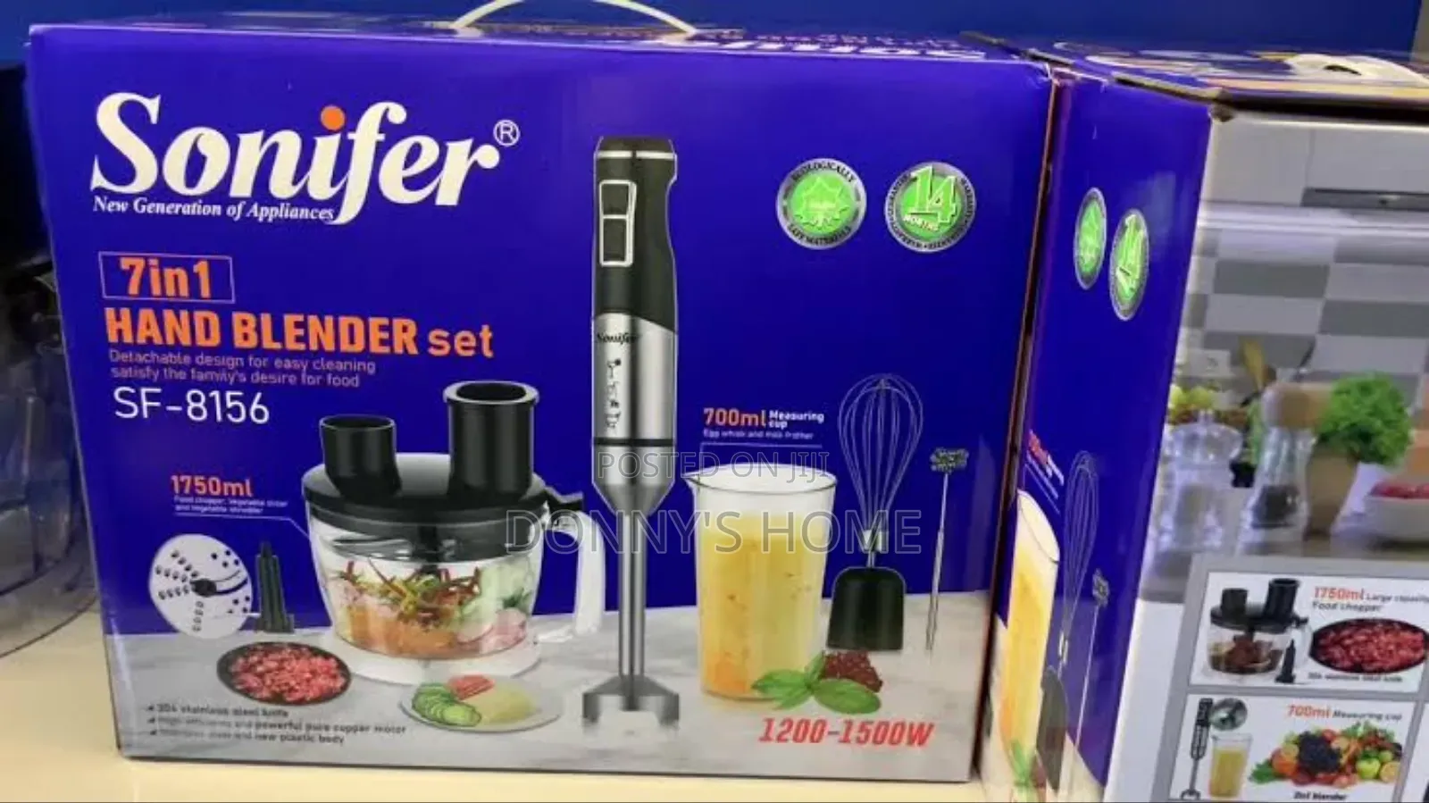 Sonifer Sf-8156(7 in 1 Hand Blender)