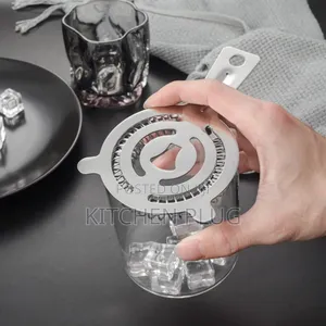 Stainless Steel Bar Ice Strainer For Shaker / Cocktail Strainer.
