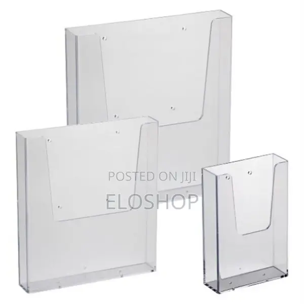 Clear Acrylic Brochure Display Table Top