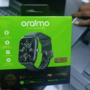 Oraimo Watch 5 Lite 2.01" Hd Ip68 Smart Watch