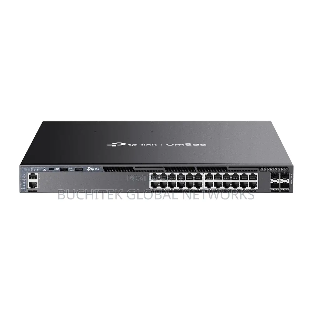 Tp-Link Sg6428xhp Omada 24-Port Gigabit Stackable L3 Managed Poe+ Swit