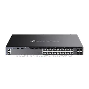 Tp-Link Sg6428xhp Omada 24-Port Gigabit Stackable L3 Managed Poe+ Swit