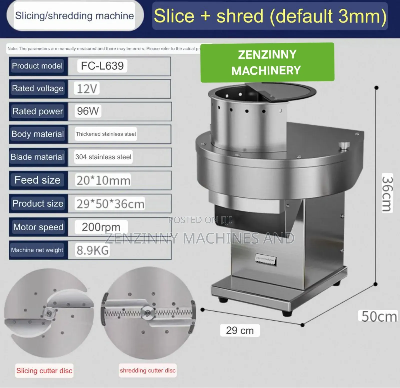 Commercial Plantain Slicer Machine