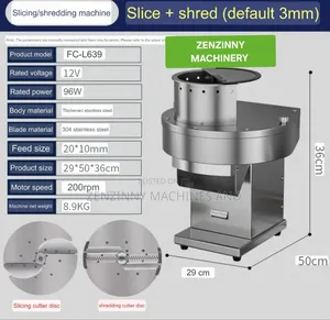 Commercial Plantain Slicer Machine