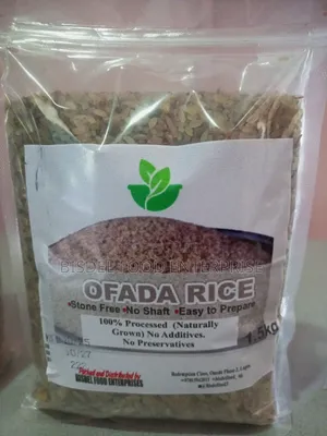 Original Ofada Rice Vendor in Nigeria