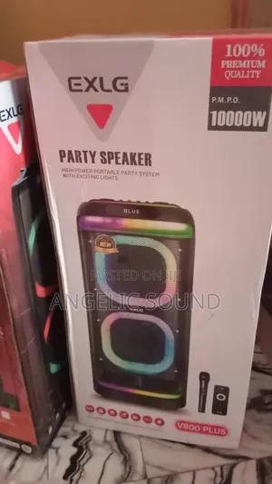 Exlg Party Speaker Double 10 Inches