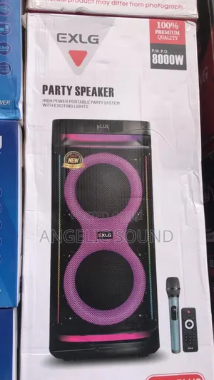 Exlg Party Speaker Double 10 Inches